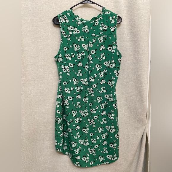 Market & Spruce Green Floral Midi Dress - Picture 3 of 5